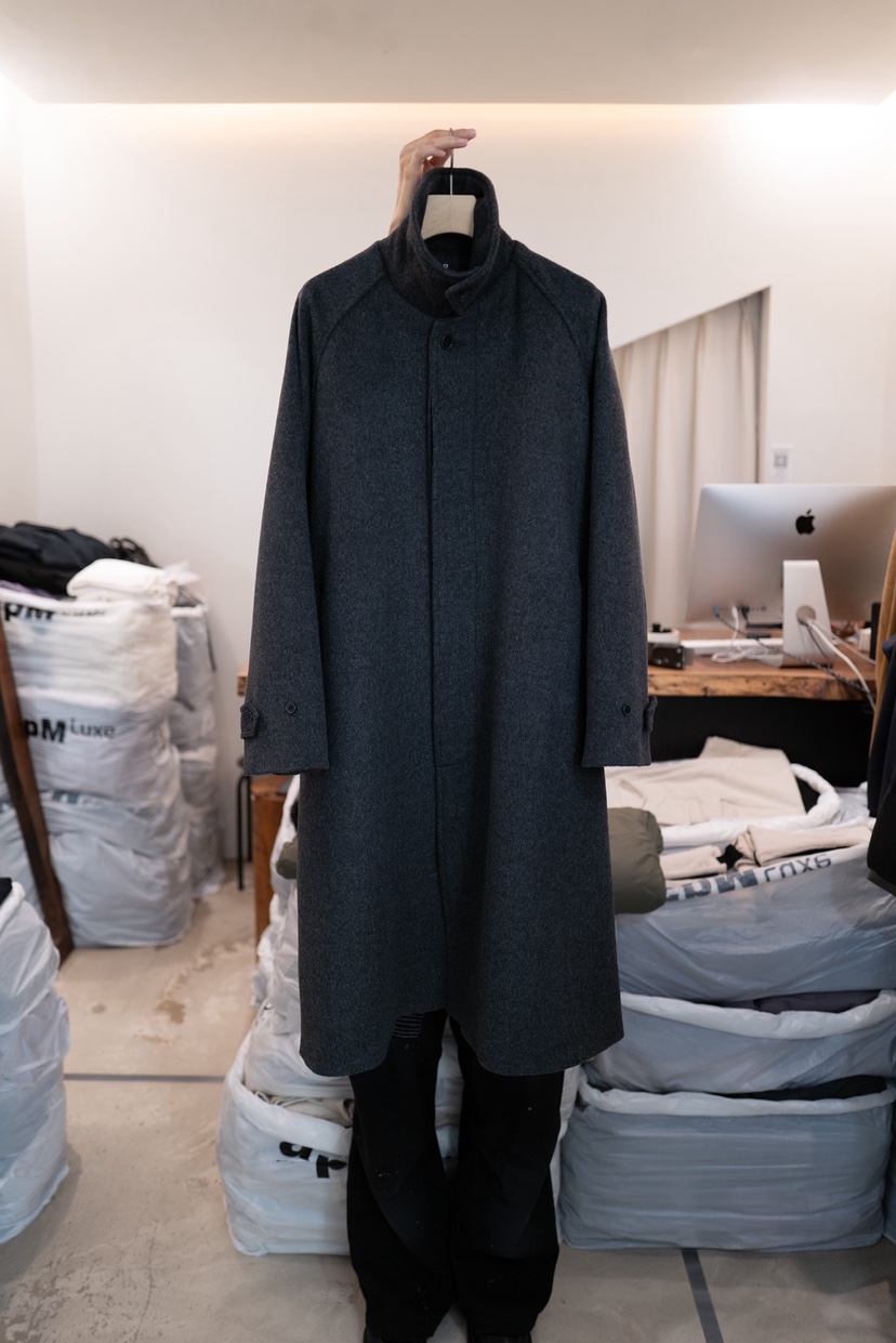 FRIC東大門㊣實拍女裝新款25秋冬職業休閑時尚推薦中長款大衣FRIC中長款大衣圖色2