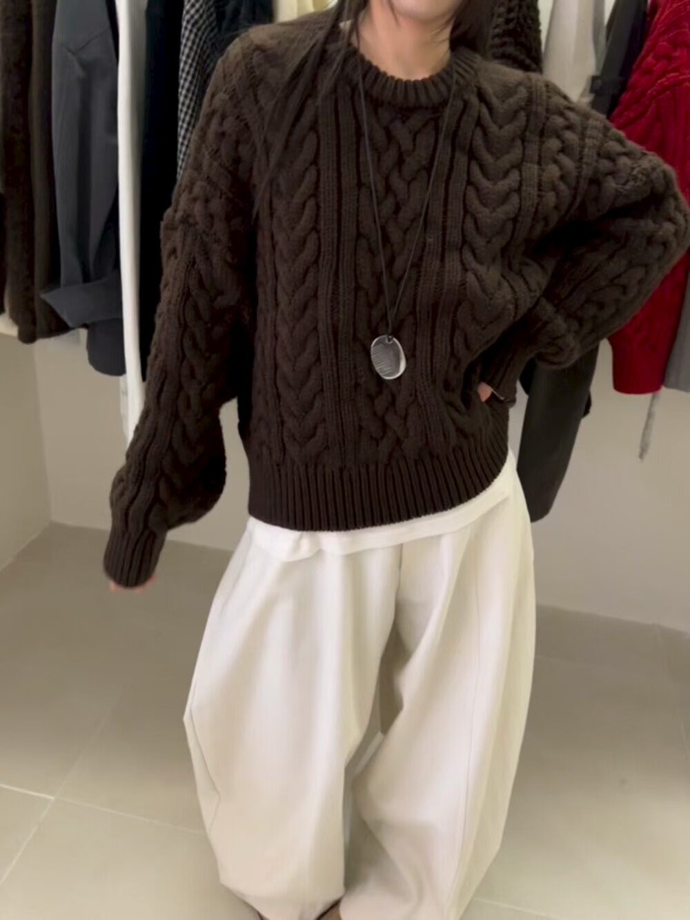 BCLOTHES-비클로스-T東大門㊣直郵女士新品推薦25秋冬毛衣B'CLOTHES毛衣圖色4