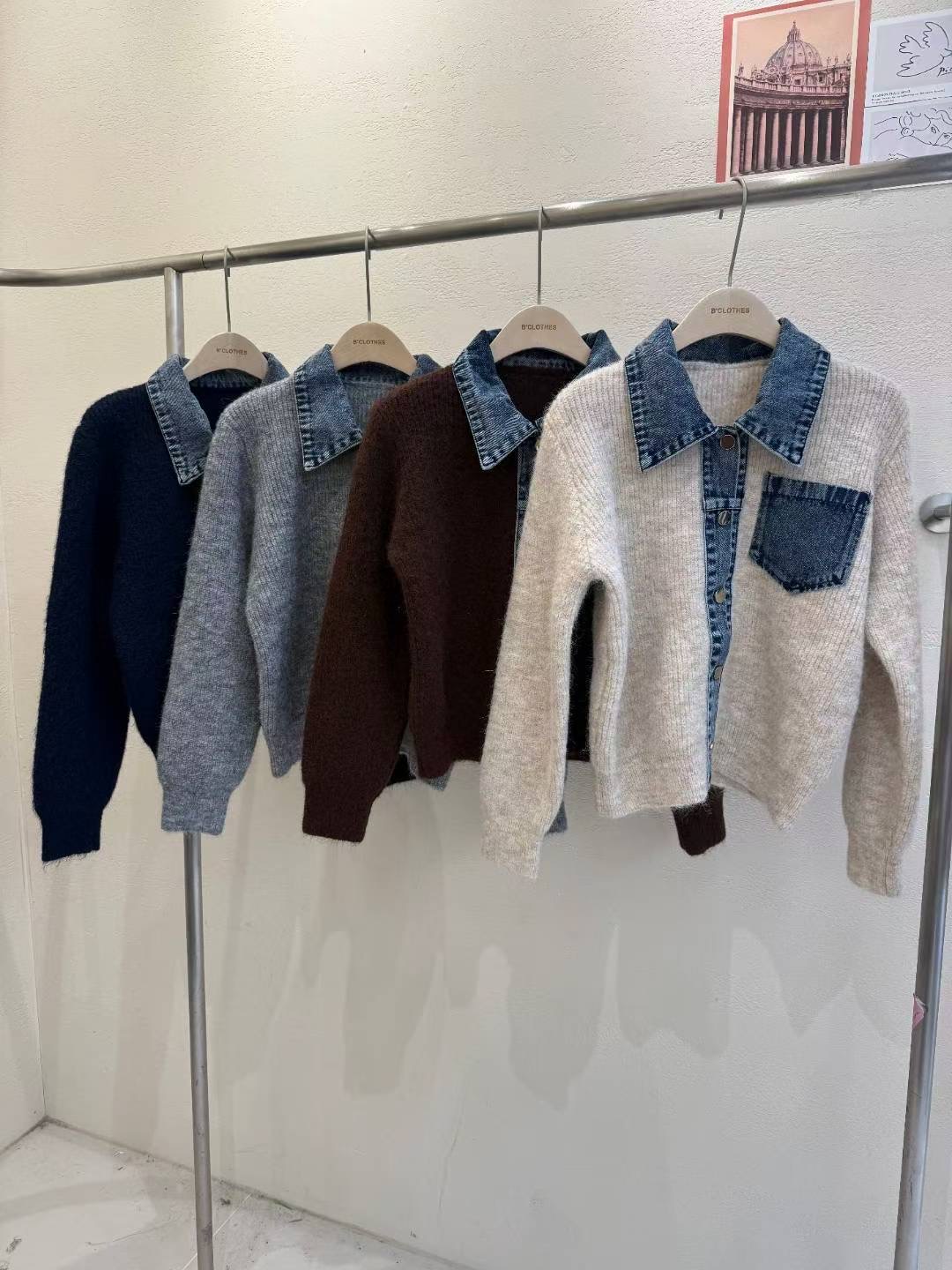 BCLOTHES-비클로스-T東大門㊣直郵女士新品時尚熱賣針織衫B'CLOTHES針織衫