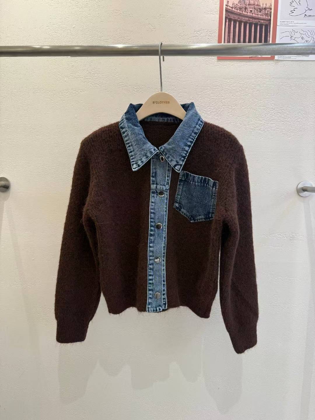 BCLOTHES-비클로스-T東大門㊣直郵女士新品時尚熱賣針織衫B'CLOTHES針織衫圖色3