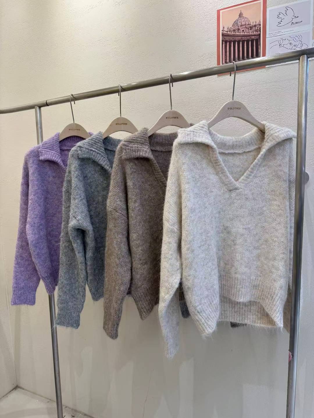 BCLOTHES-비클로스-T東大門㊣實拍女裝新款25秋冬熱賣毛衣B'CLOTHES毛衣