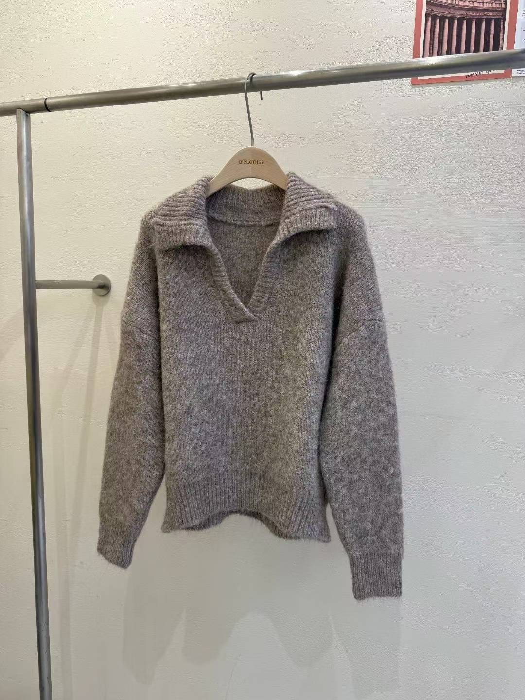 BCLOTHES-비클로스-T東大門㊣實拍女裝新款25秋冬熱賣毛衣B'CLOTHES毛衣圖色2