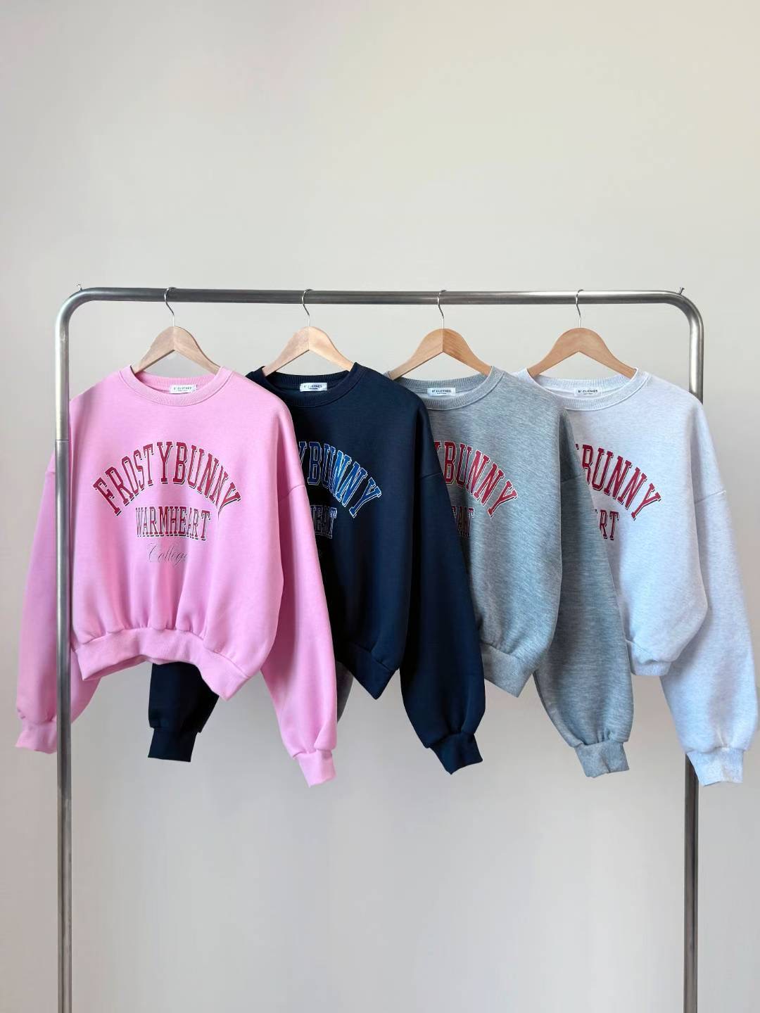 BCLOTHES-비클로스-T東大門㊣直郵女士新品推薦熱賣休閑衛衣B'CLOTHES衛衣圖色2左二色