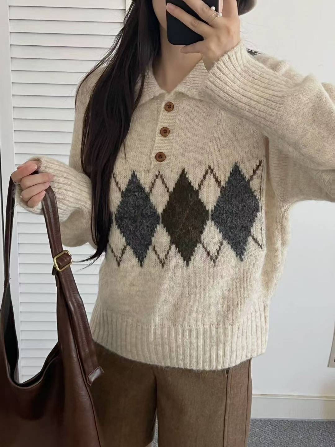 BCLOTHES-비클로스-T東大門㊣直郵女士新款休閑真品推薦毛衣B'CLOTHES毛衣圖色1