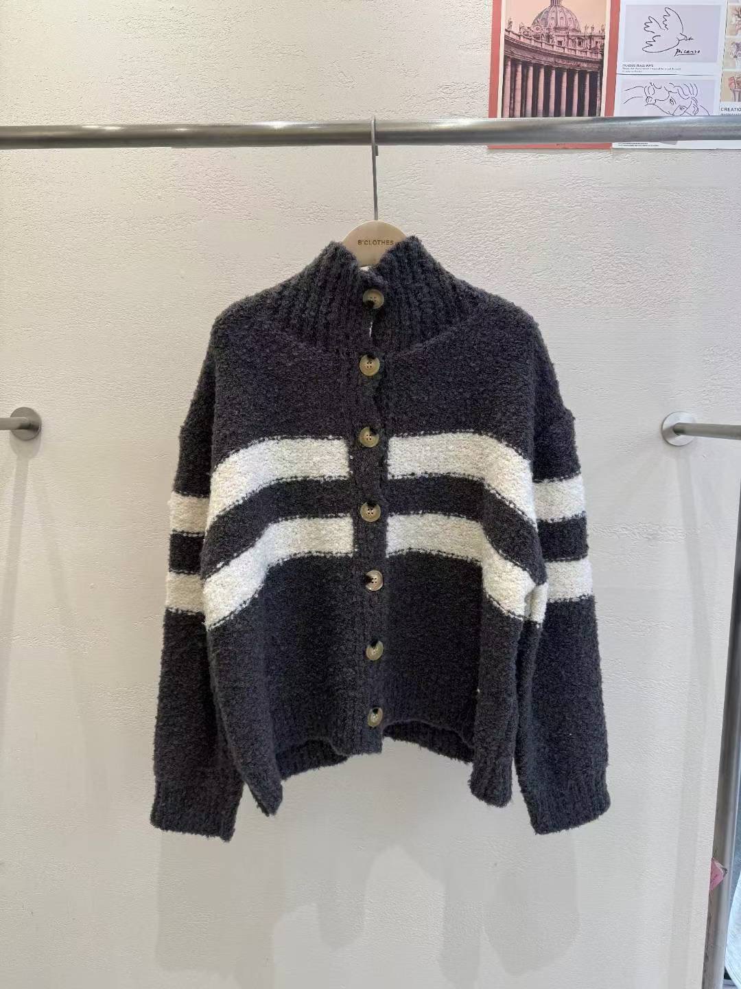 BCLOTHES-비클로스-T東大門㊣代購女士新品推薦25秋冬針織衫B'CLOTHES針織衫圖色2