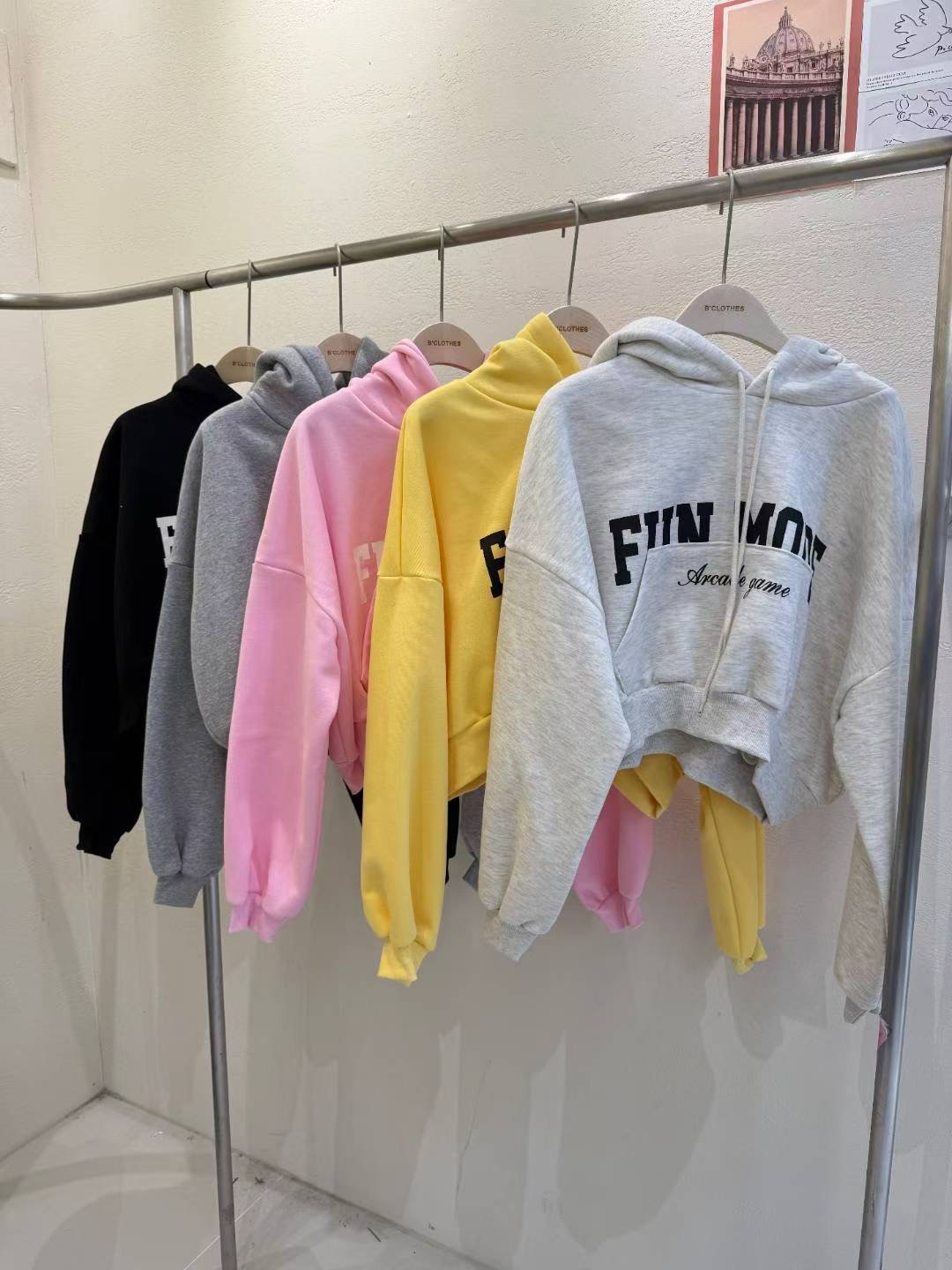 BCLOTHES-비클로스-T東大門㊣直郵女士新款人氣25秋冬衛衣B'CLOTHES衛衣