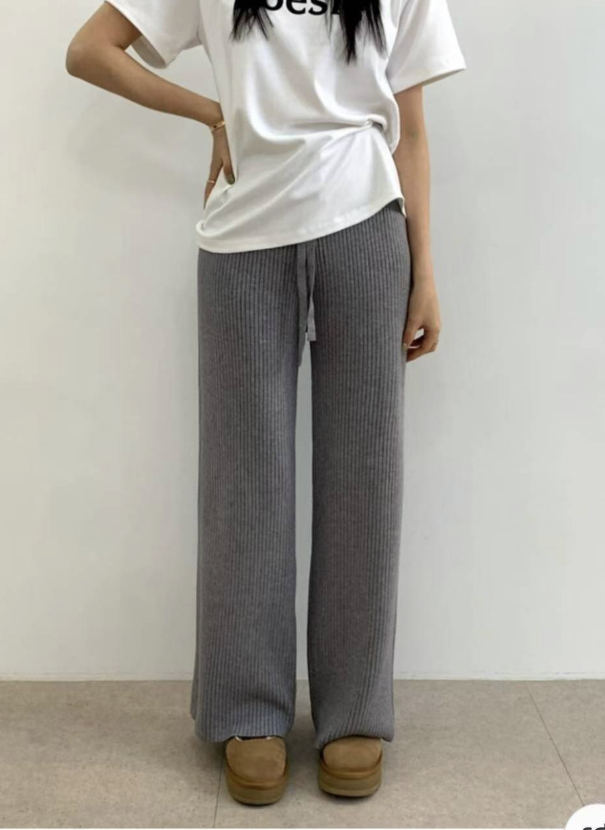 BCLOTHES-비클로스-T東大門㊣實拍女裝新品25秋冬真品休閑褲B'CLOTHES休閑褲圖色2