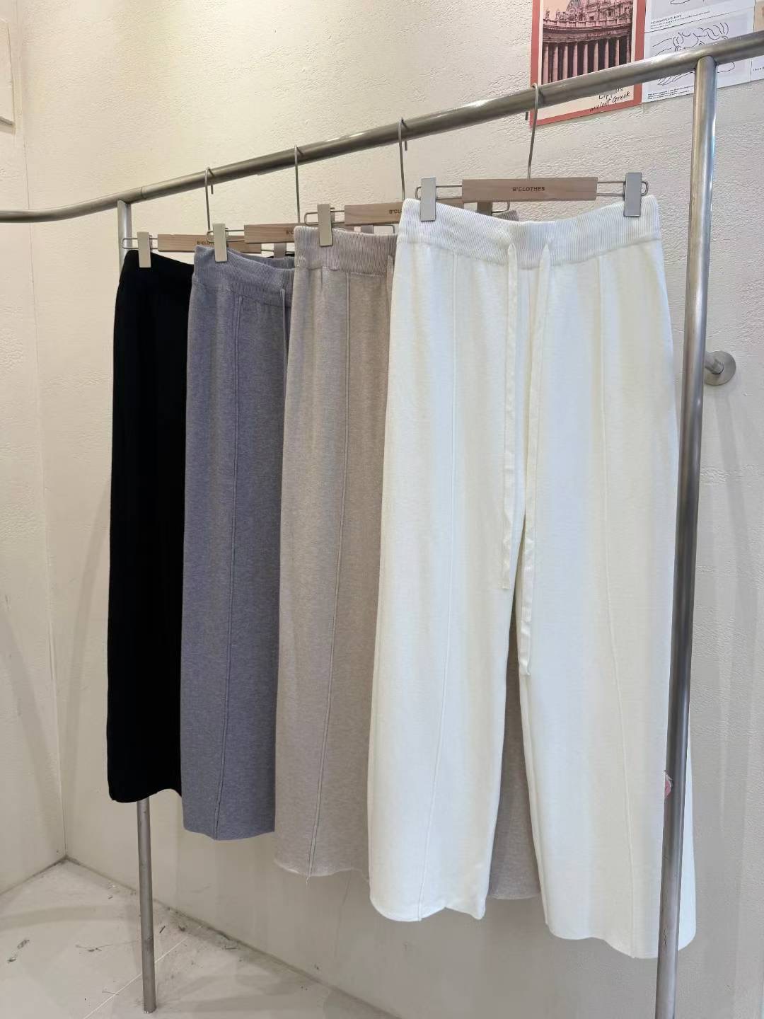 BCLOTHES-비클로스-T韓國代購㊣女士新品25秋冬熱賣休閑褲B'CLOTHES休閑褲