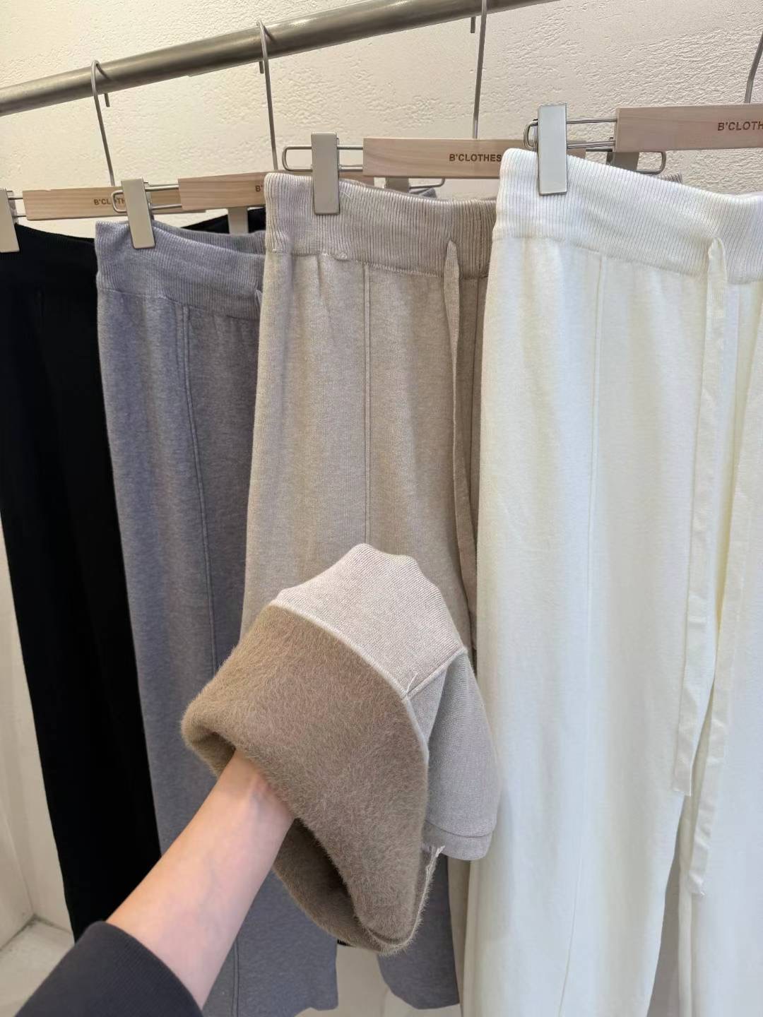 BCLOTHES-비클로스-T韓國代購㊣女士新品25秋冬熱賣休閑褲B'CLOTHES休閑褲