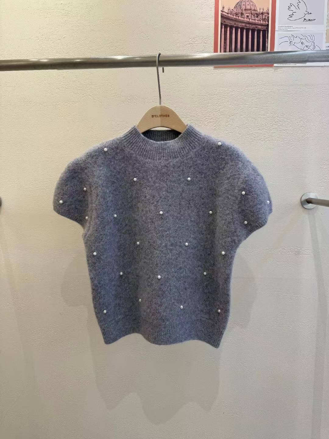 BCLOTHES-비클로스-T韓國直郵㊣女裝新品熱賣25秋冬針織衫B'CLOTHES針織衫圖色3