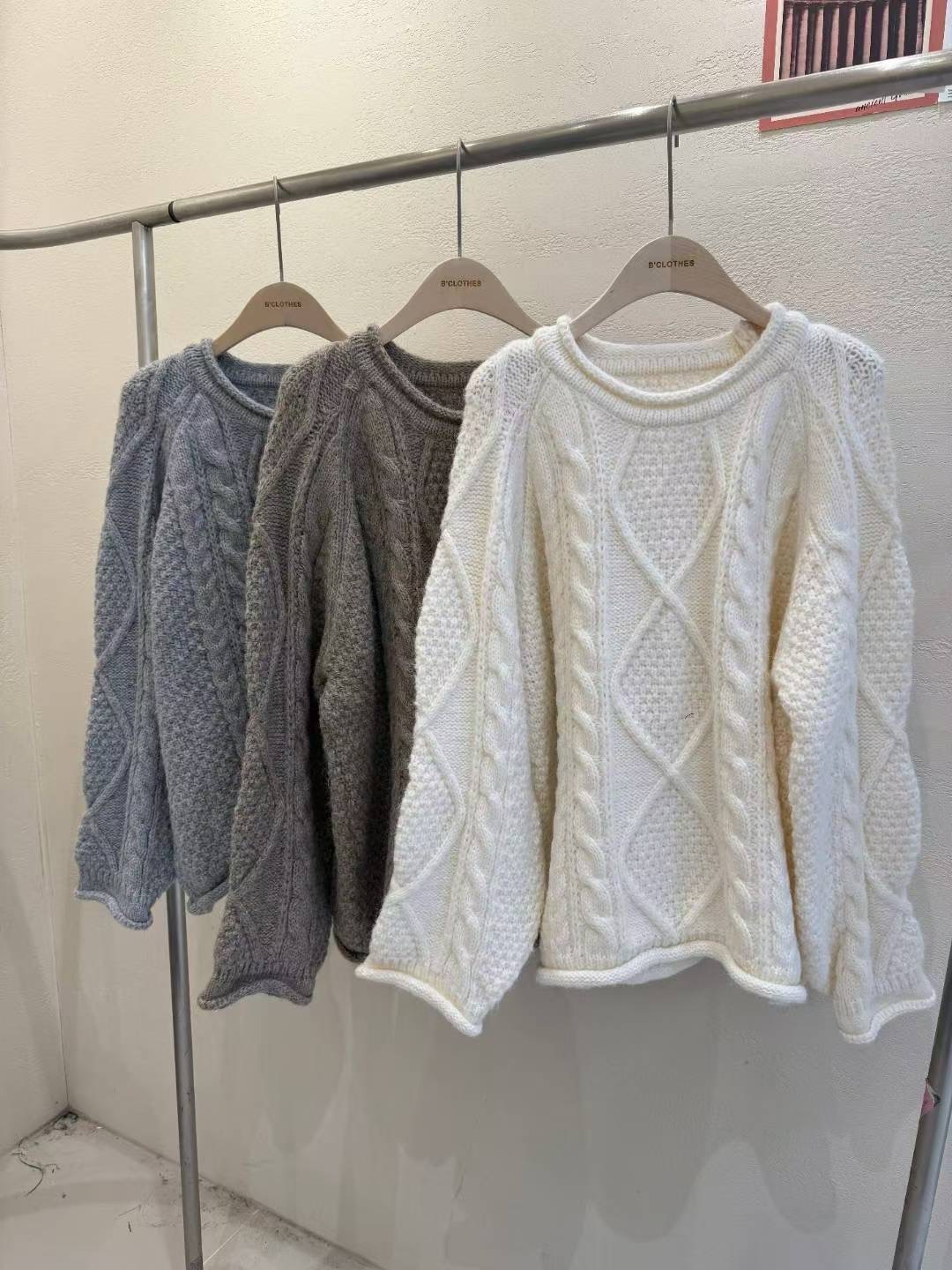 BCLOTHES-비클로스-T東大門㊣實拍女裝新品職業時尚真品毛衣B'CLOTHES毛衣