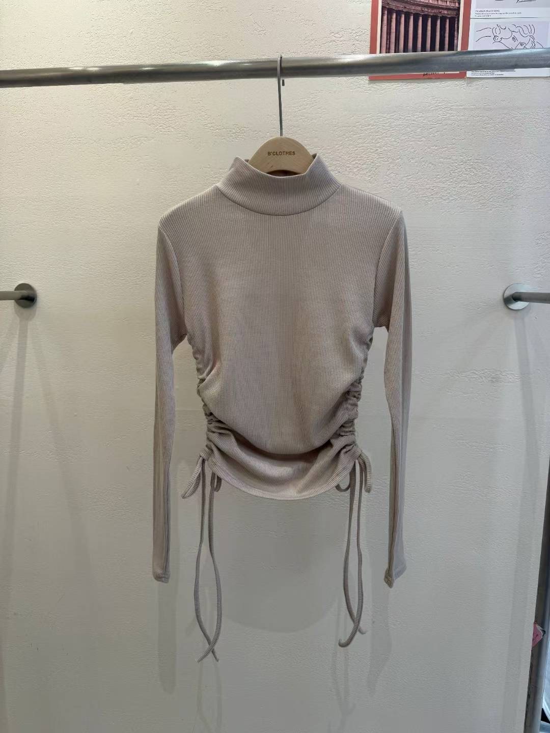 BCLOTHES-비클로스-T韓國直郵㊣女裝新品真品休閑長袖T恤B'CLOTHES長袖T恤圖色2