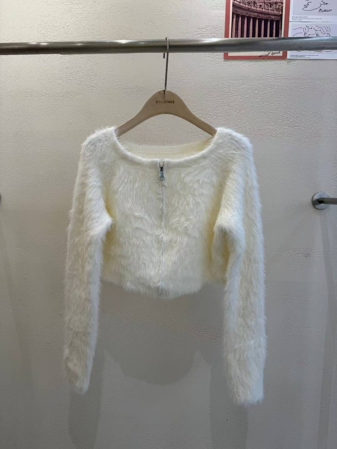 BCLOTHES-비클로스-T韓國代購㊣女士新品推薦休閑人氣針織衫B'CLOTHES針織衫圖色1