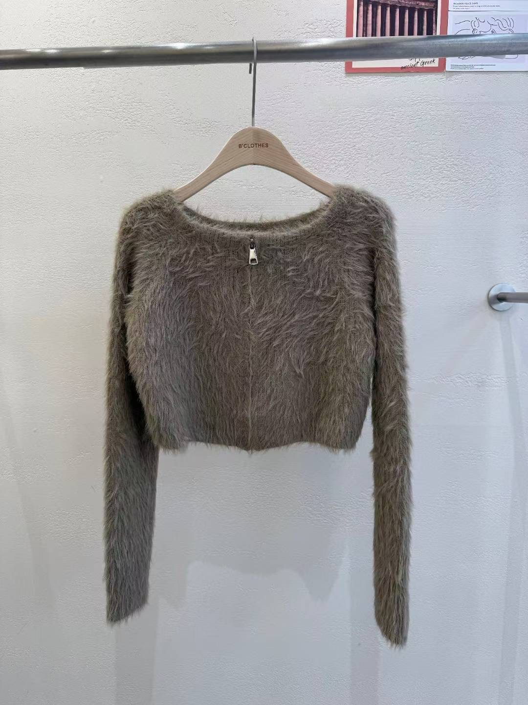 BCLOTHES-비클로스-T韓國代購㊣女士新品推薦休閑人氣針織衫B'CLOTHES針織衫圖色2