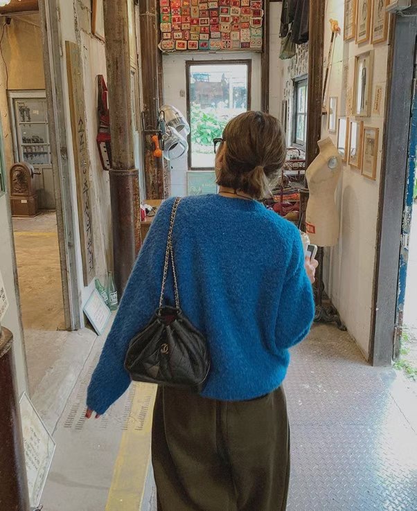 HAPER東大門㊣直郵女士新款真品25秋冬熱賣休閑職業時尚針織衫HAPER針織衫