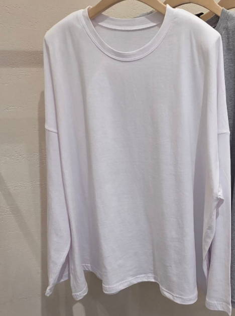 KIKI ROOM東大門㊣直郵女裝新品時尚真品推薦休閑熱賣長袖T恤KIKI ROOM長袖T恤圖色1