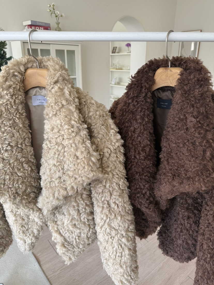 SOLAR東大門㊣直郵女士新品人氣休閑推薦25秋冬時尚短款大衣SOLAR短款大衣