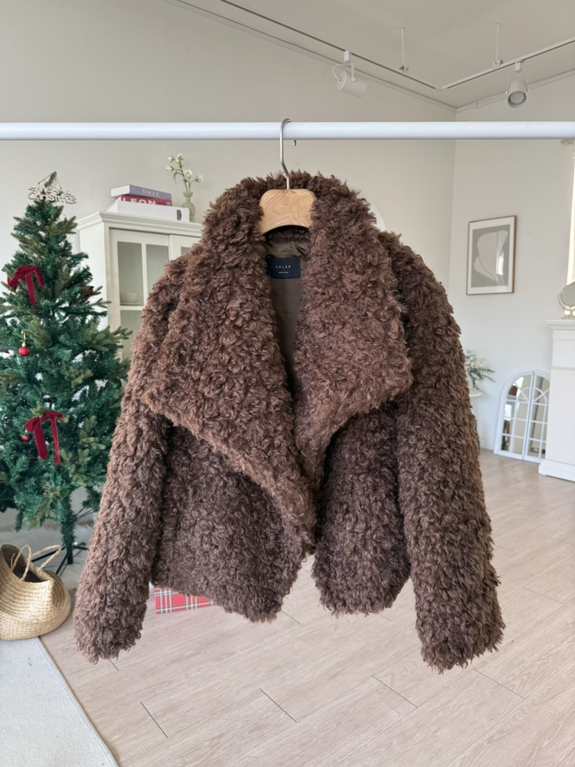 SOLAR東大門㊣直郵女士新品人氣休閑推薦25秋冬時尚短款大衣SOLAR短款大衣圖色2