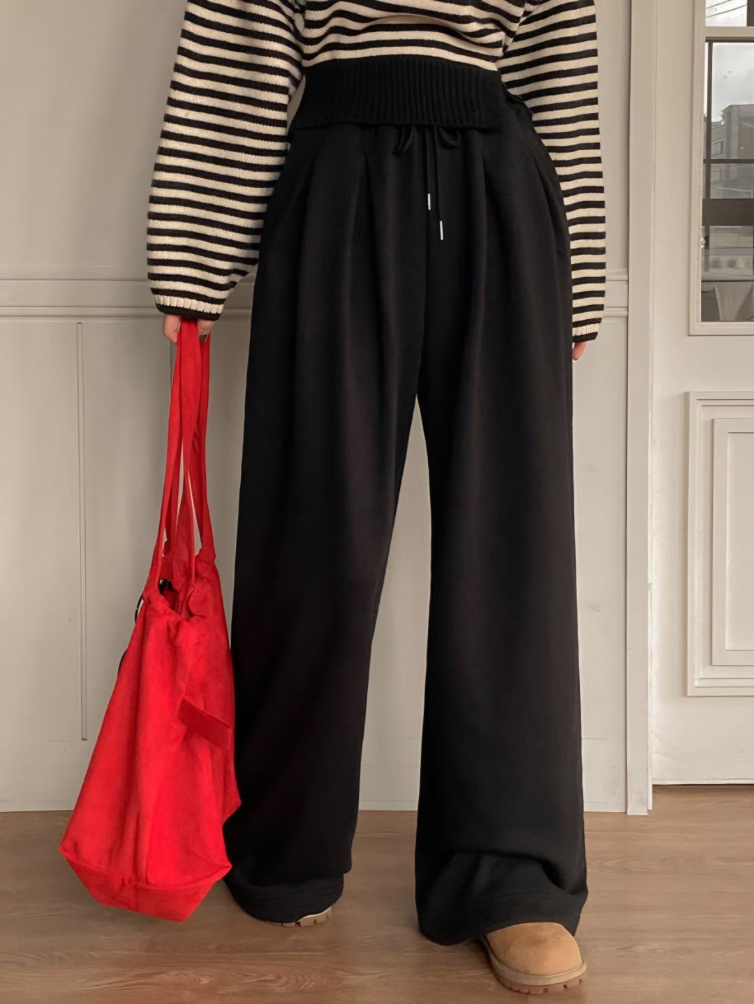 KIKI ROOM東大門㊣代購女裝新款人氣職業推薦25秋冬休閑褲KIKI ROOM休閑褲圖色3