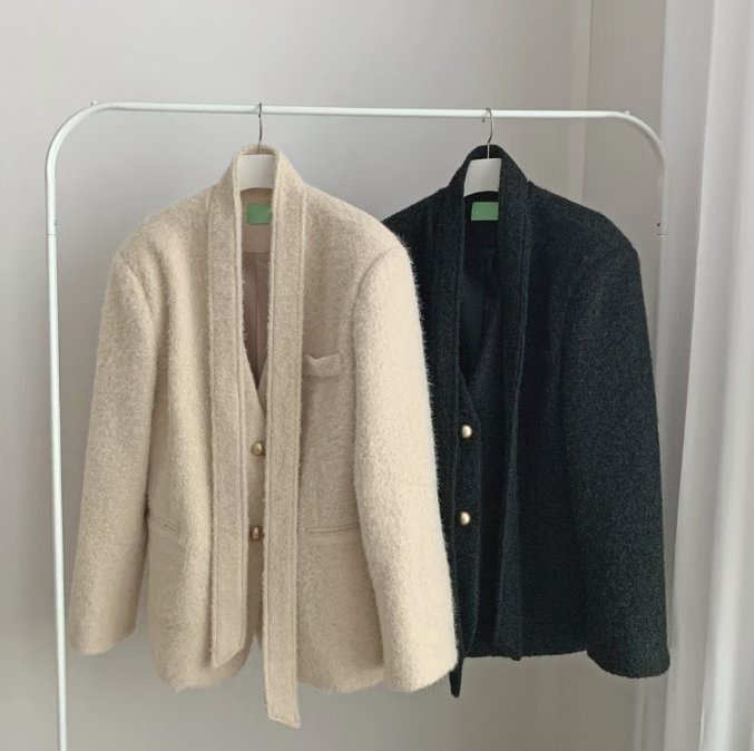 HAPER東大門㊣直郵女士新品人氣推薦時尚熱賣25秋冬短款大衣HAPER短款大衣