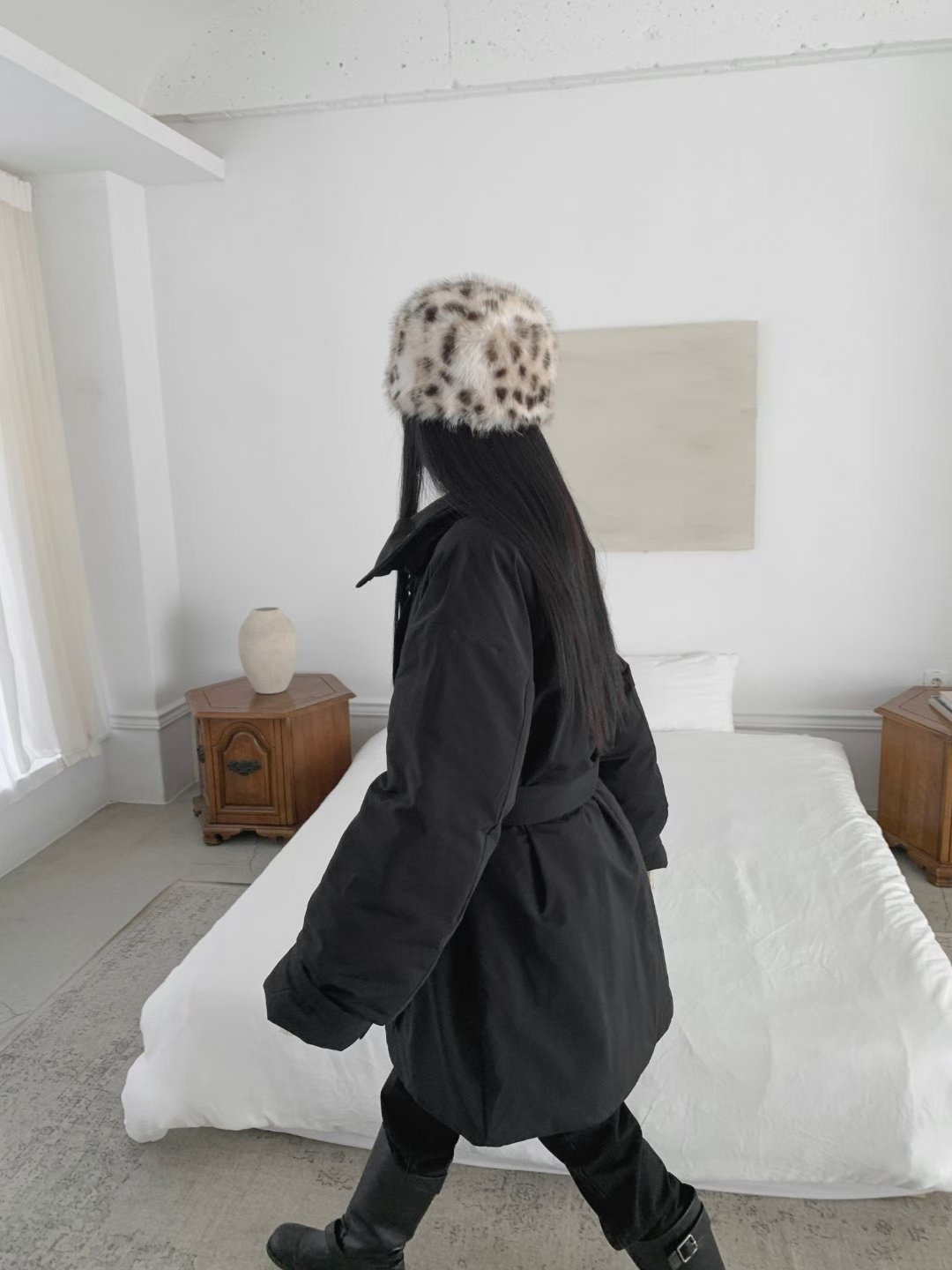 HAPER東大門㊣直郵女士新款休閑真品熱賣推薦職業時尚長款棉服HAPER長款棉服