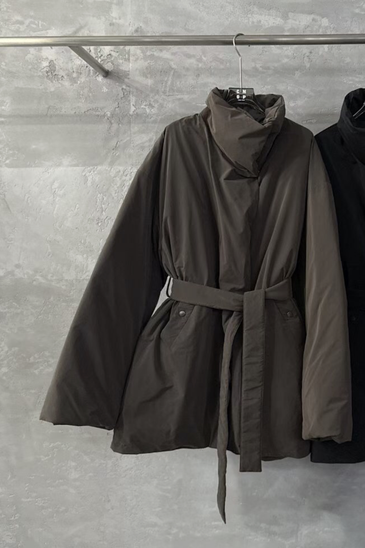 HAPER東大門㊣直郵女士新款休閑真品熱賣推薦職業時尚長款棉服HAPER長款棉服圖色1