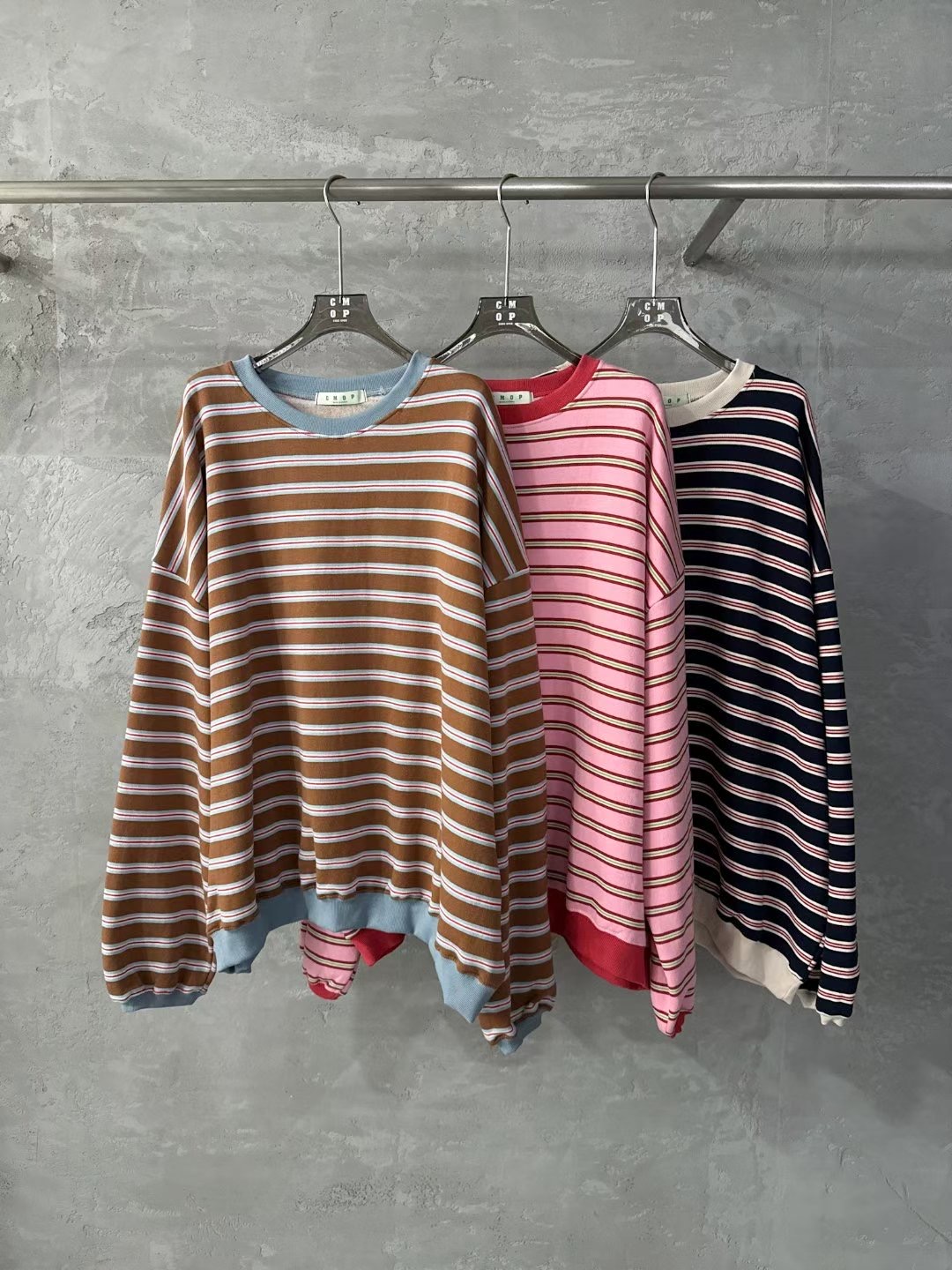 HAPER韓國代購㊣女士新款人氣熱賣25秋冬推薦職業休閑長袖T恤HAPER長袖T恤圖色3左三色