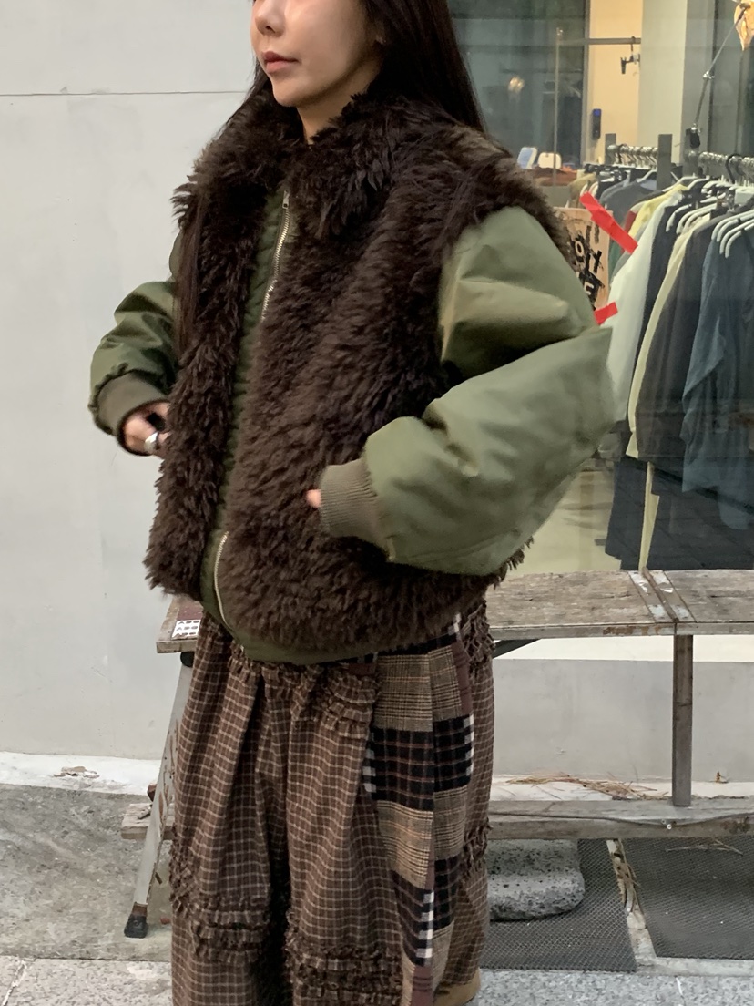 SUNDER MARKET東大門㊣直郵女士新款休閑時尚推薦真品夾克SUNDER MARKET夾克