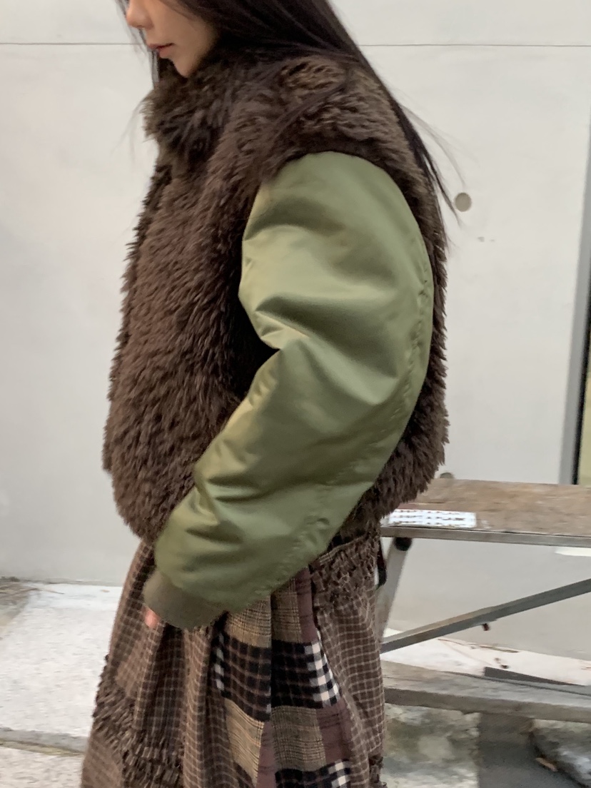 SUNDER MARKET東大門㊣直郵女士新款休閑時尚推薦真品夾克SUNDER MARKET夾克