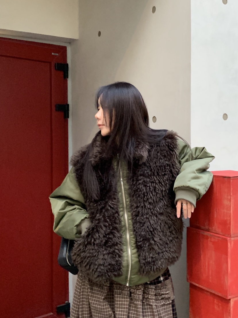 SUNDER MARKET東大門㊣直郵女士新款休閑時尚推薦真品夾克SUNDER MARKET夾克圖色1