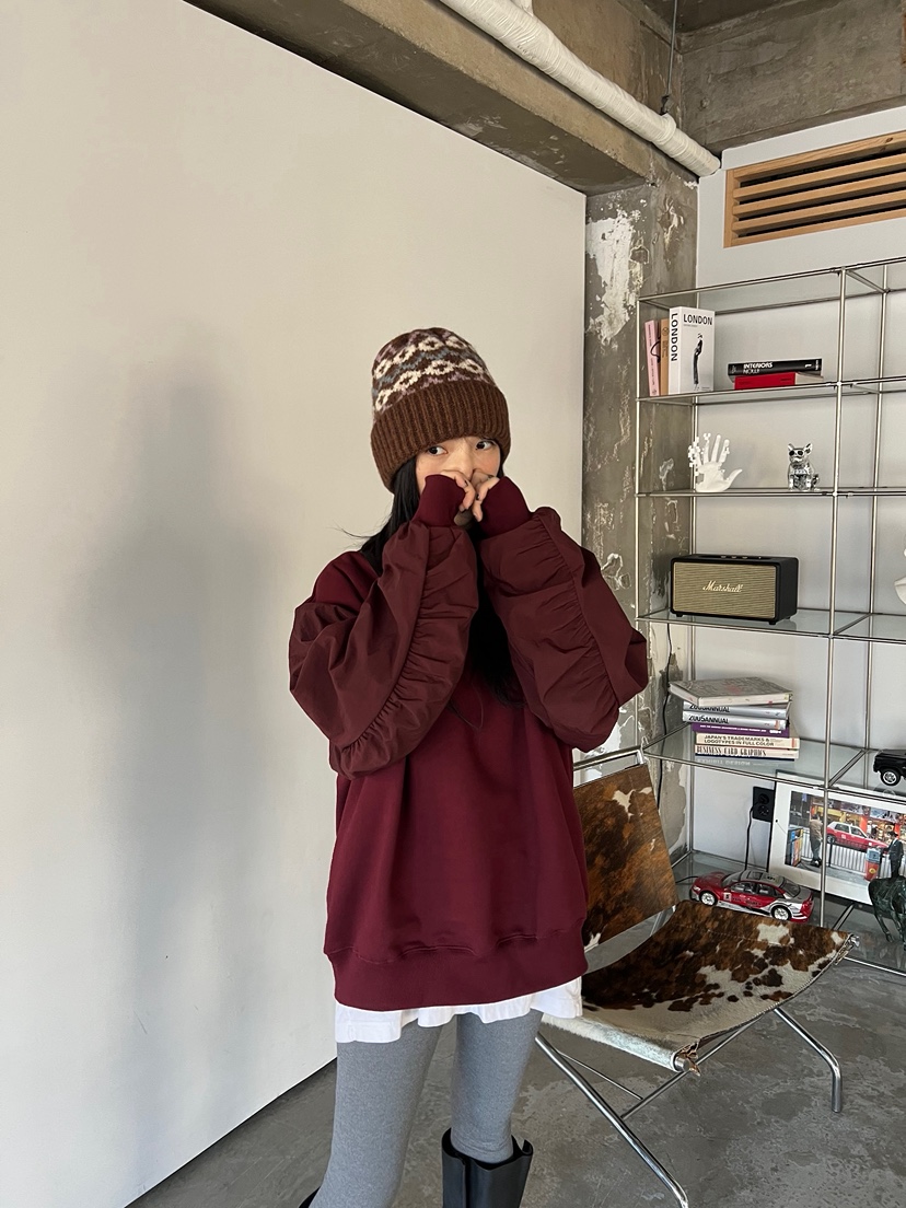 SOLAR東大門㊣代購女士新品休閑人氣真品職業時尚衛衣馬海毛SOLAR衛衣