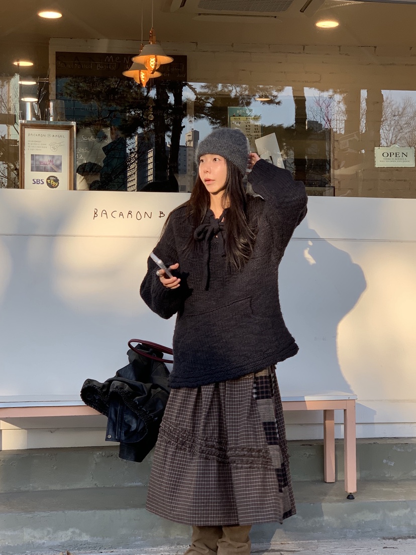 SUNDER MARKET東大門㊣直郵女士新款人氣時尚25秋冬針織衫SUNDER MARKET針織衫