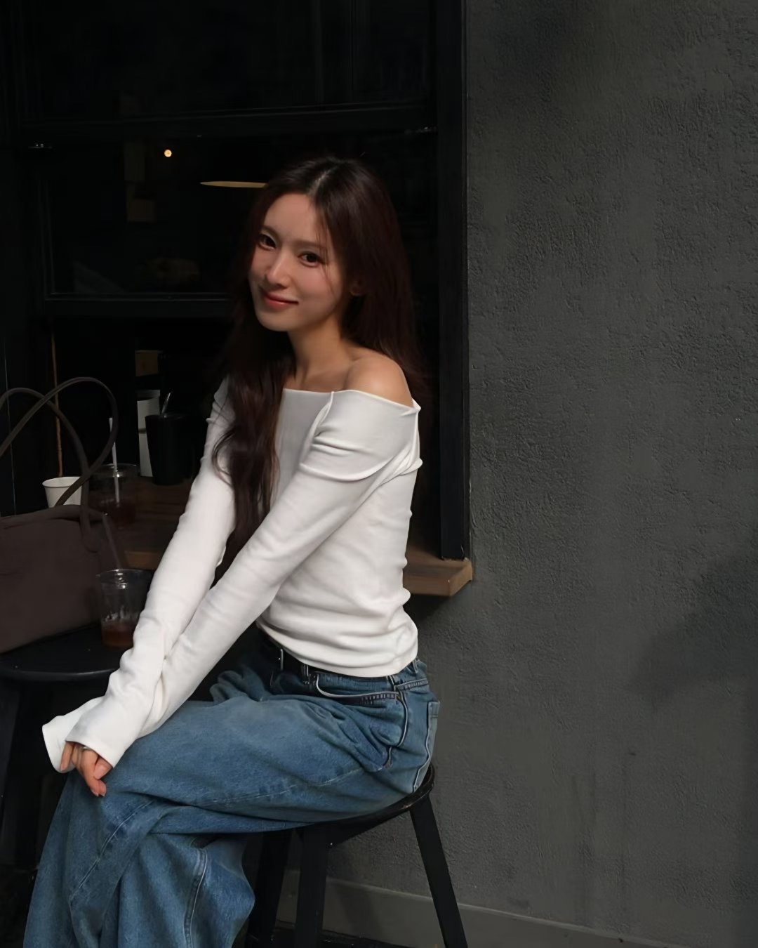 KIKI ROOM東大門㊣代購女裝新品休閑25秋冬熱賣職業長袖T恤KIKI ROOM長袖T恤