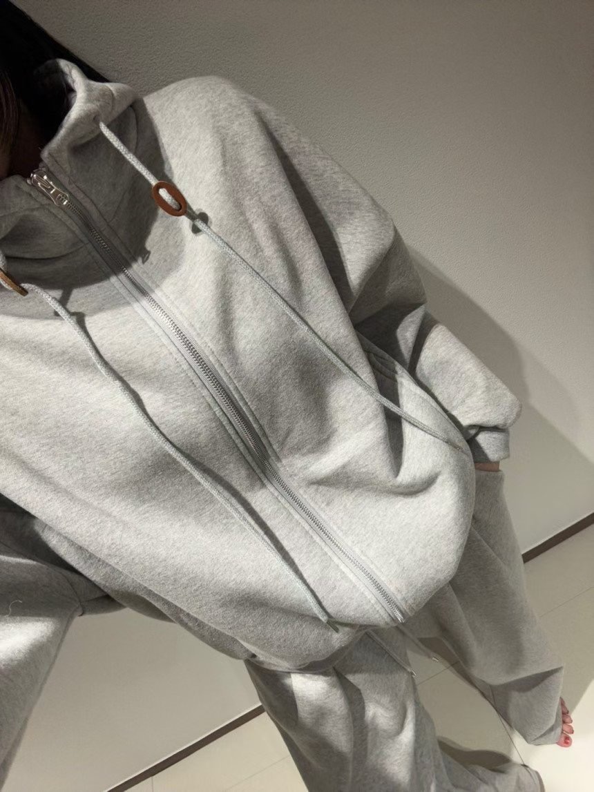 KIKI ROOM韓國直郵㊣女士新款25秋冬職業推薦衛衣連帽拉鏈衫KIKI ROOM衛衣