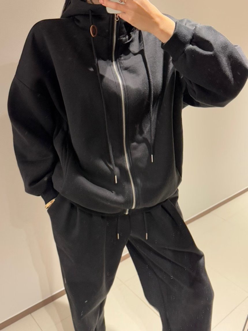 KIKI ROOM韓國直郵㊣女士新款25秋冬職業推薦衛衣連帽拉鏈衫KIKI ROOM衛衣