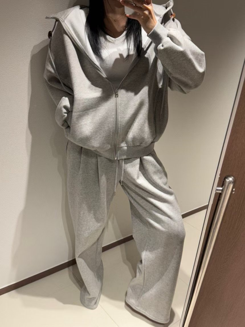 KIKI ROOM韓國直郵㊣女士新款25秋冬職業推薦衛衣連帽拉鏈衫KIKI ROOM衛衣圖色2