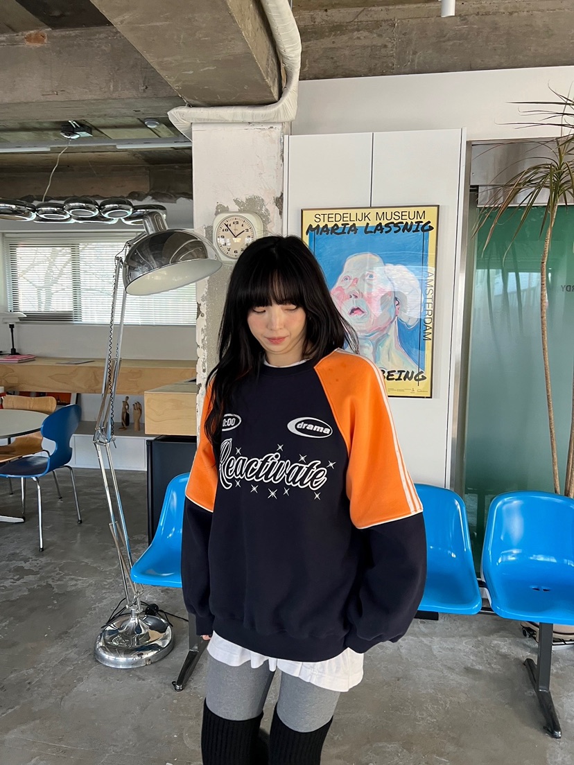 SOLAR韓國直郵㊣女士新款時尚休閑熱賣25秋冬職業人氣衛衣羊毛SOLAR衛衣