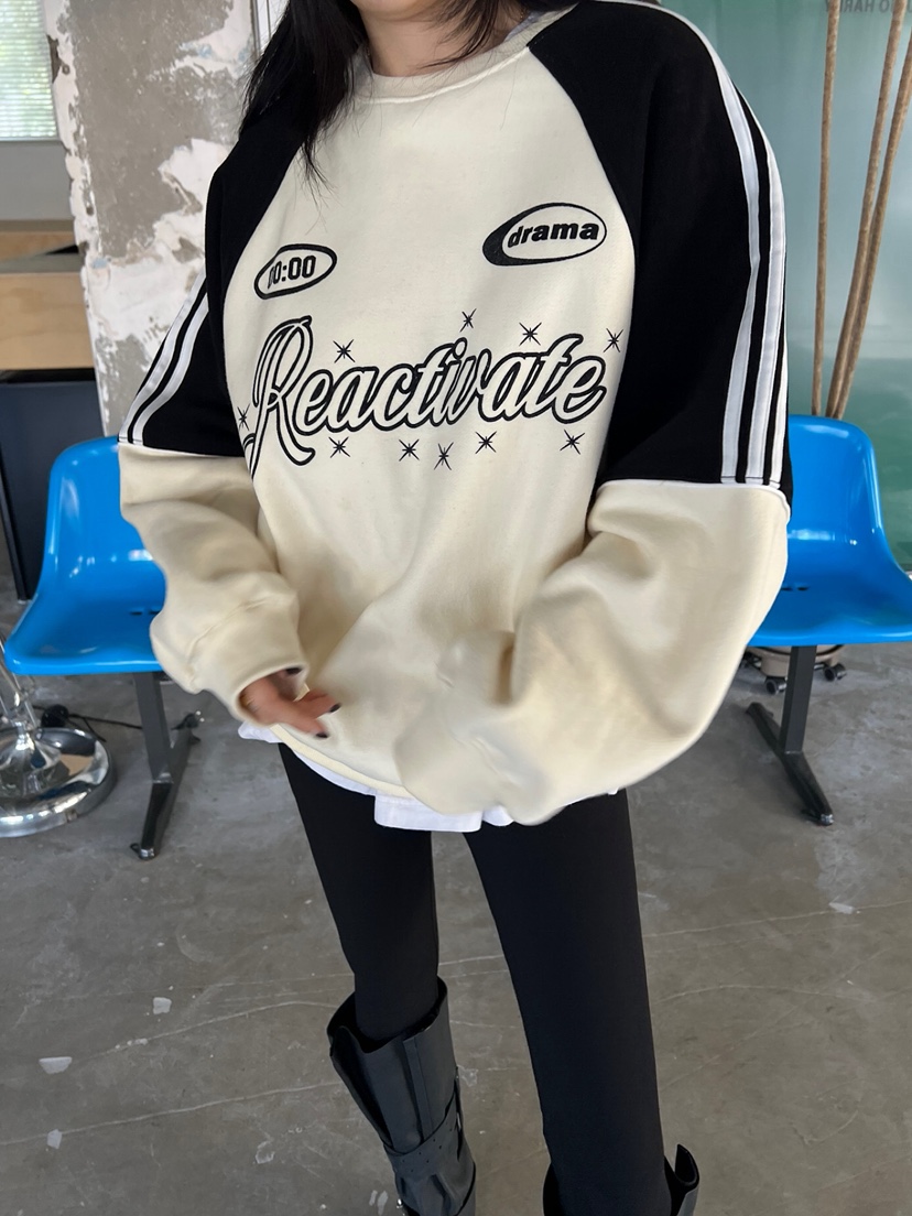 SOLAR韓國直郵㊣女士新款時尚休閑熱賣25秋冬職業人氣衛衣羊毛SOLAR衛衣