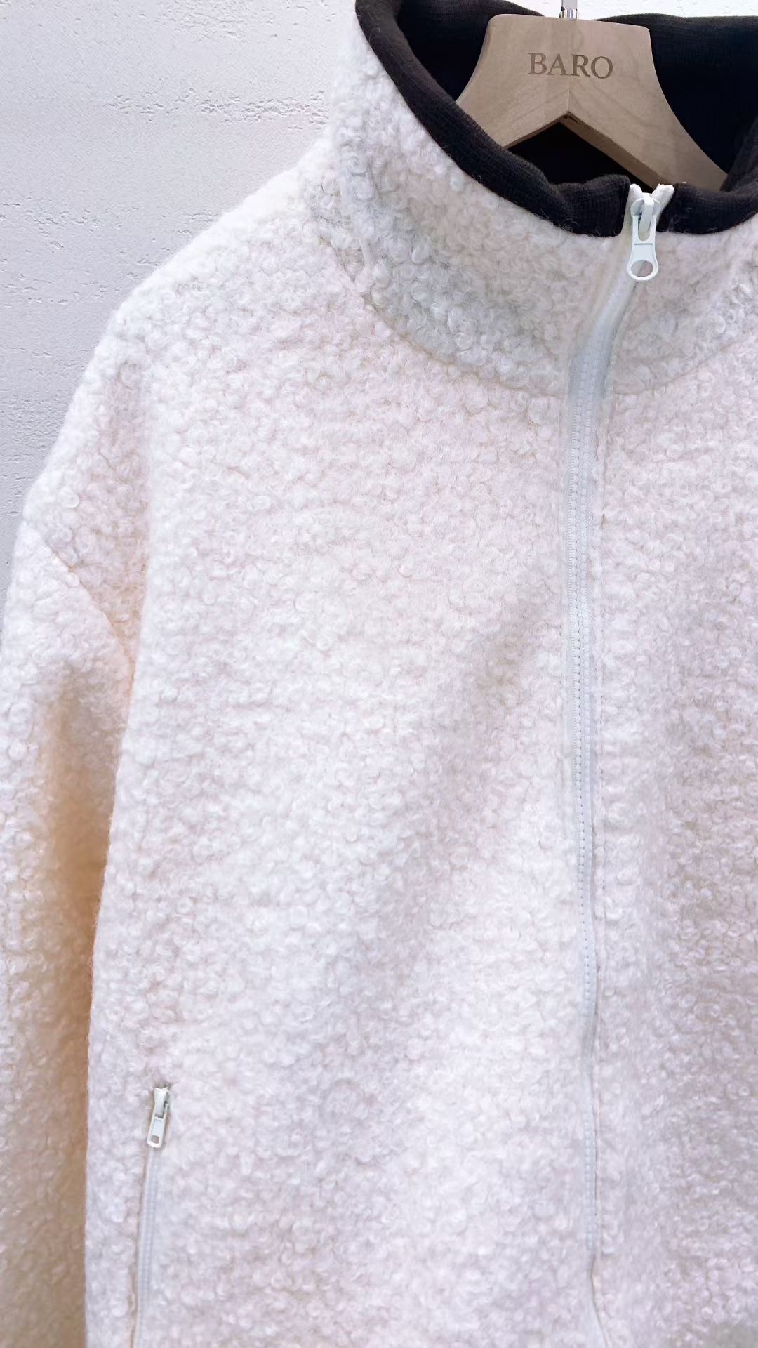 BARO東大門㊣代購女士新品推薦職業25秋冬人氣熱賣夾克羊毛BARO夾克