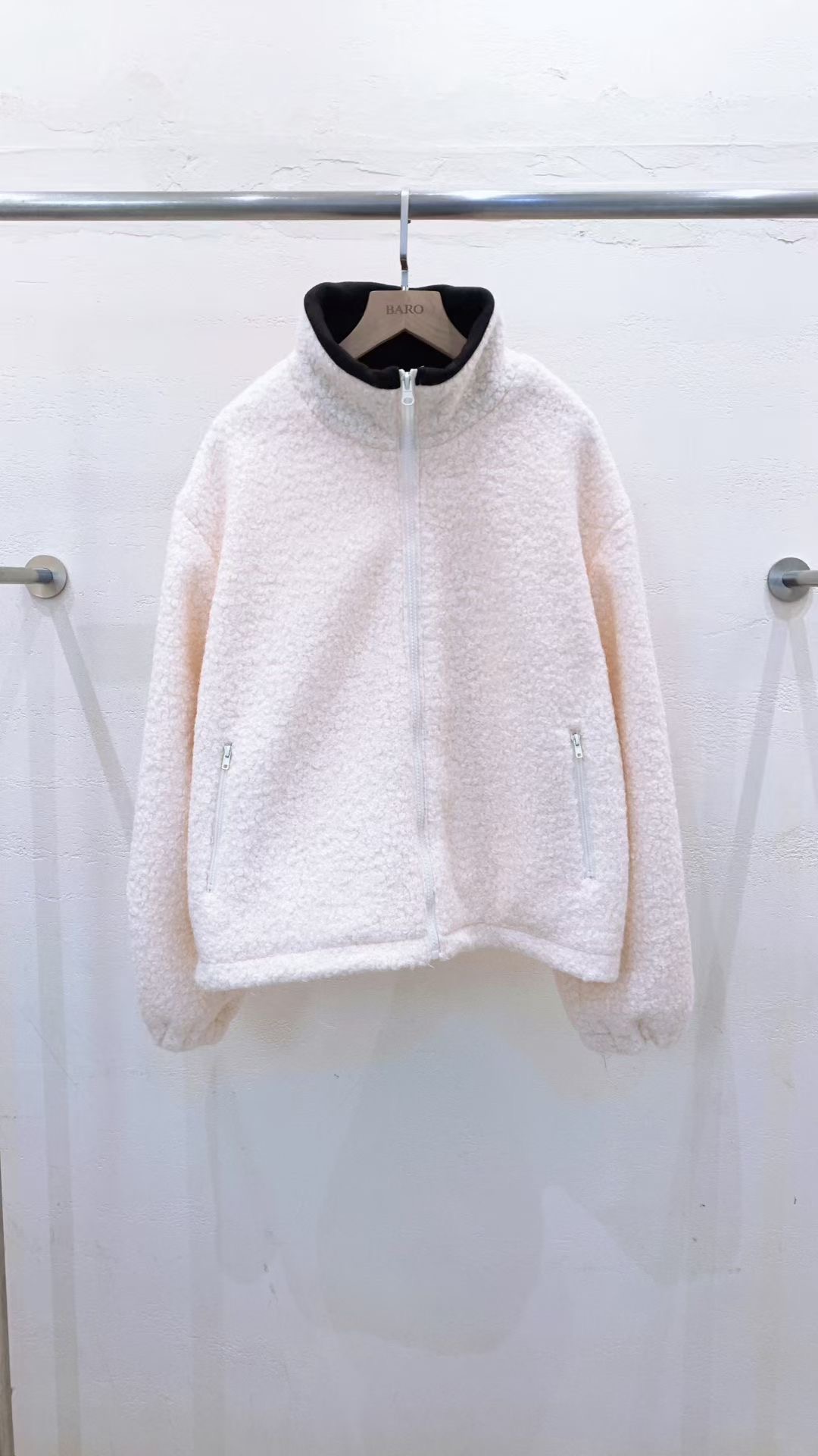 BARO東大門㊣代購女士新品推薦職業25秋冬人氣熱賣夾克羊毛BARO夾克圖色2