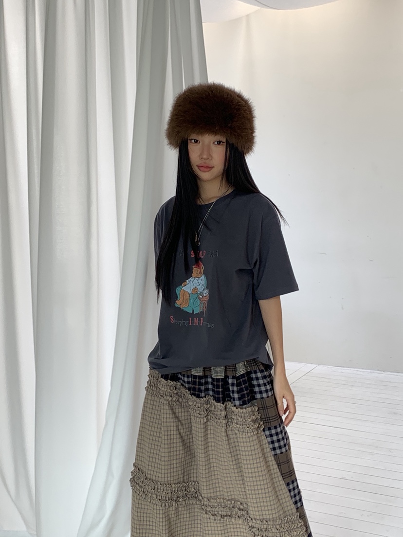 SUNDER MARKET東大門㊣代購女士新款休閑熱賣推薦25秋冬T恤SUNDER MARKETT恤