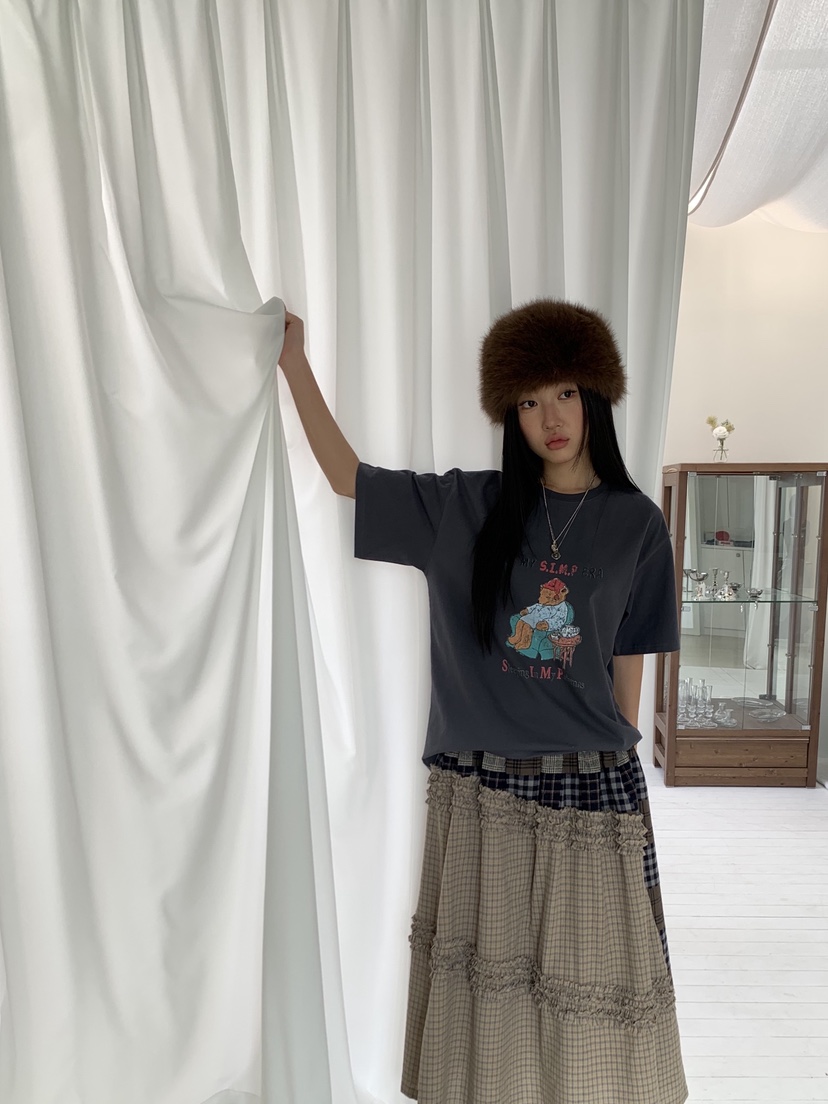 SUNDER MARKET東大門㊣代購女士新款休閑熱賣推薦25秋冬T恤SUNDER MARKETT恤