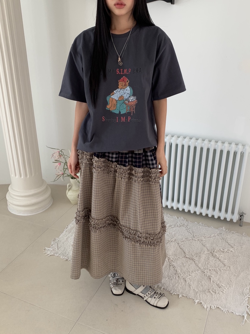 SUNDER MARKET東大門㊣代購女士新款休閑熱賣推薦25秋冬T恤SUNDER MARKETT恤