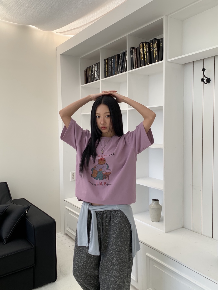 SUNDER MARKET東大門㊣代購女士新款休閑熱賣推薦25秋冬T恤SUNDER MARKETT恤