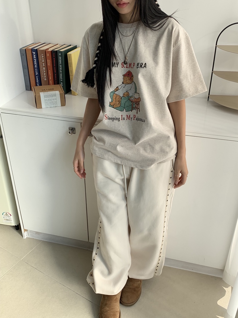 SUNDER MARKET東大門㊣代購女士新款休閑熱賣推薦25秋冬T恤SUNDER MARKETT恤