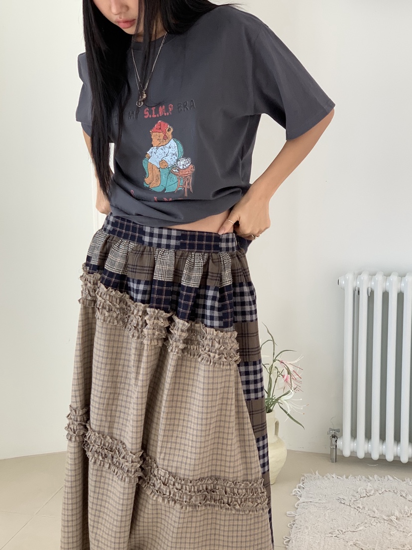 SUNDER MARKET韓國直郵㊣女裝新品熱賣職業25秋冬真品長裙SUNDER MARKET長裙