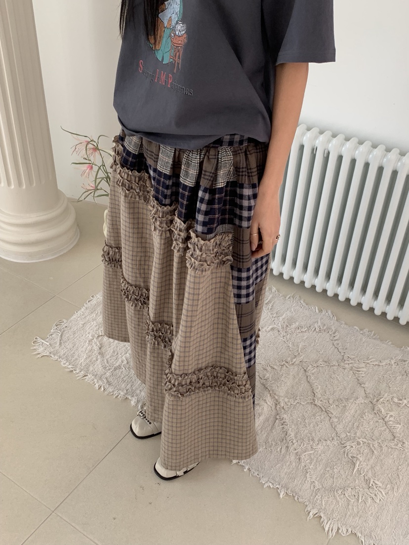 SUNDER MARKET韓國直郵㊣女裝新品熱賣職業25秋冬真品長裙SUNDER MARKET長裙