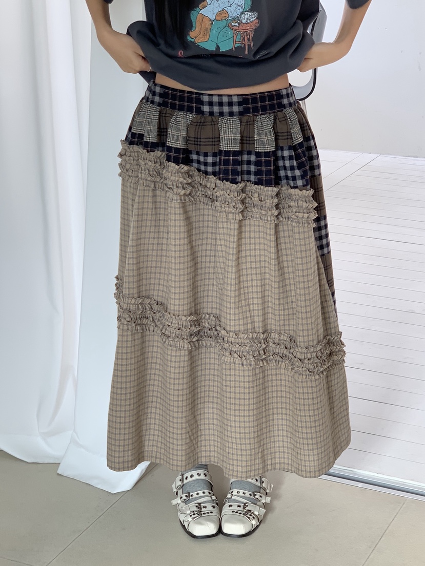 SUNDER MARKET韓國直郵㊣女裝新品熱賣職業25秋冬真品長裙SUNDER MARKET長裙圖色2