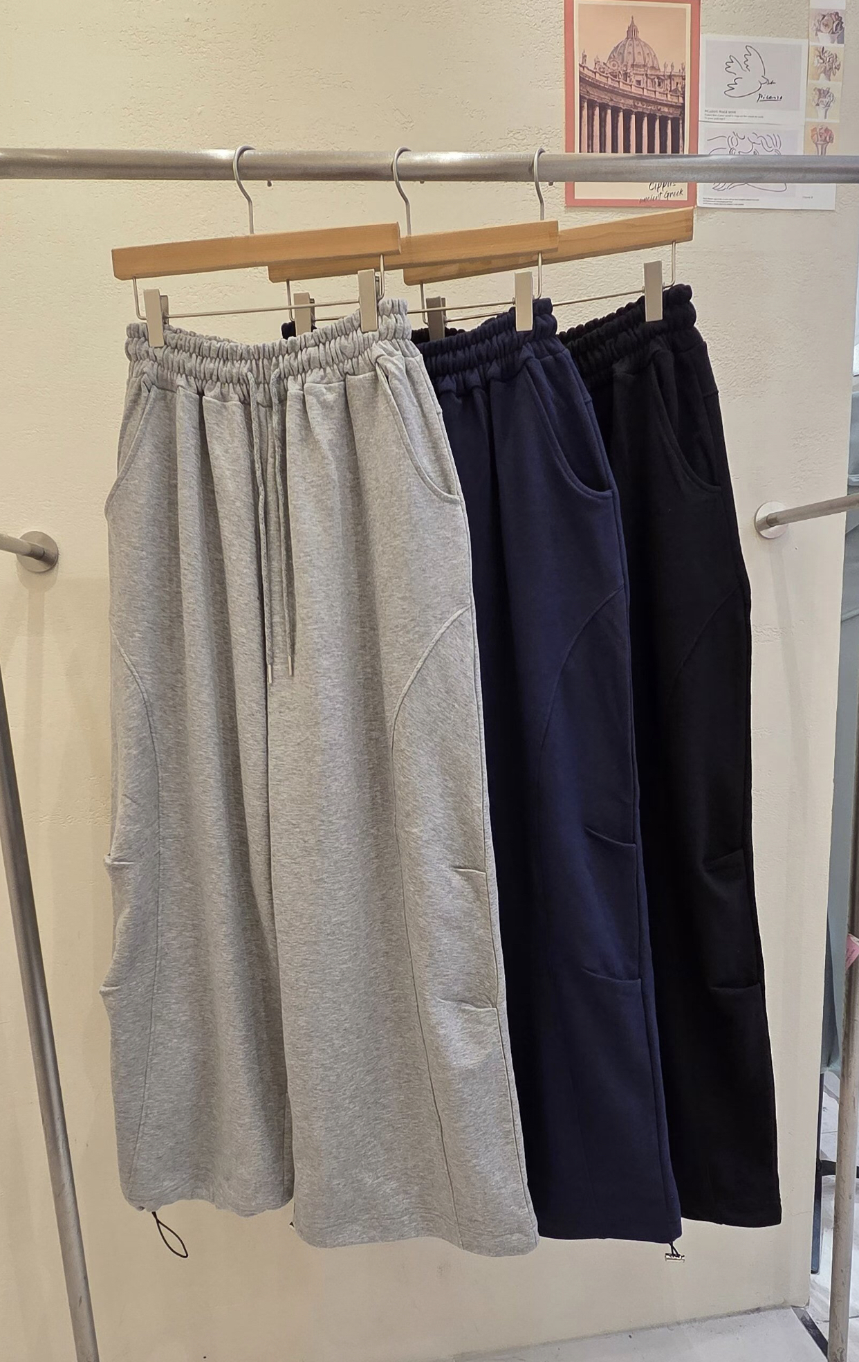 KIKI ROOM東大門㊣實拍女裝新品真品人氣推薦25秋冬休閑褲KIKI ROOM休閑褲圖色2左二色