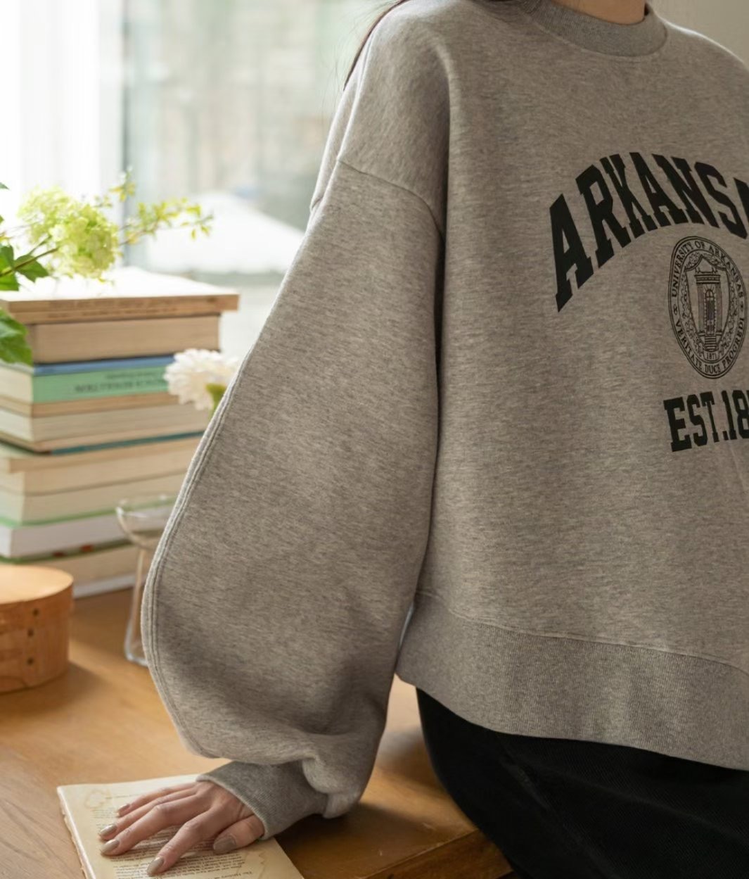 KIKI ROOM韓國直郵㊣女裝新品推薦25秋冬熱賣休閑真品衛衣KIKI ROOM衛衣